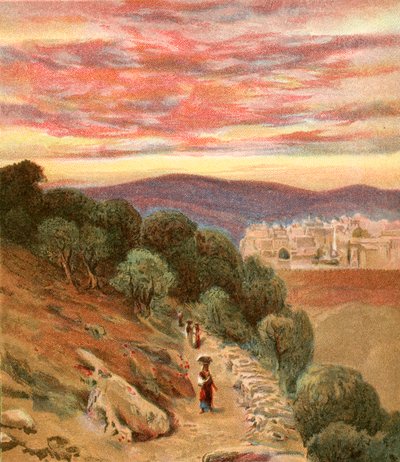 Góra Oliwna i Jerozolima autorstwa Henry Andrew Harper