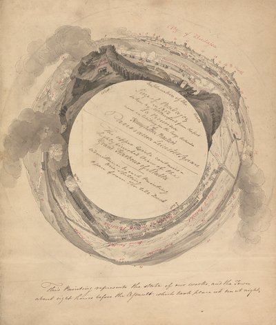 Oblężenie Badajoz autorstwa Henry Aston Barker