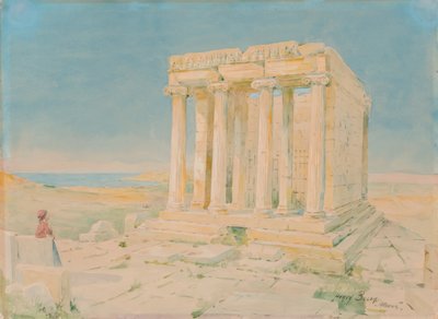 Świątynia Nike Apteros, b.d. autorstwa Henry Bacon