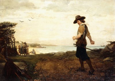 Pogrzeb Róży Standish, 1870 autorstwa Henry Bacon