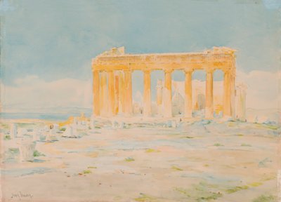 Partenon, fasada wschodnia, b.d. autorstwa Henry Bacon