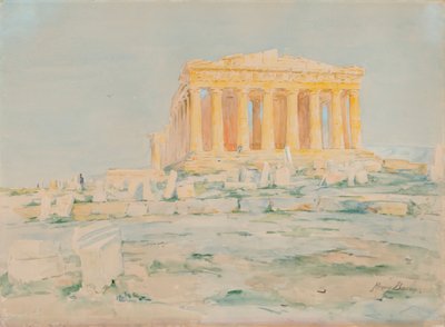 Partenon, fasada zachodnia, b.d. autorstwa Henry Bacon