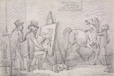 Pracownia Artystów autorstwa Henry Bernard Chalon