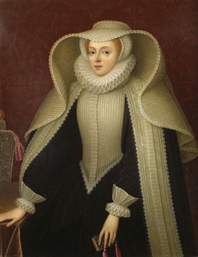 Elżbieta, Lady Hoby, z domu Elizabeth Cooke 1528-1609, koniec XVIII wieku. autorstwa Henry Bone