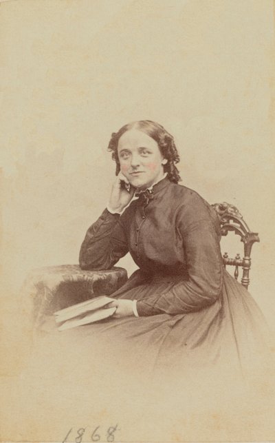 Carte-de-visite portret Sally Cadwallader Ely, 1862-1869. autorstwa Henry C. Phillips