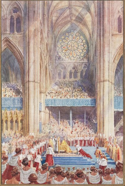 Koronacja króla Jerzego VI autorstwa Henry Charles Brewer