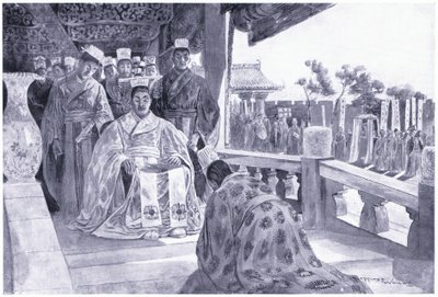 Han Yu prezentuje swój pomnik autorstwa Henry Charles Seppings Wright