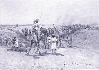 Soloman wysyła prezenty Hiram autorstwa Henry Charles Seppings Wright