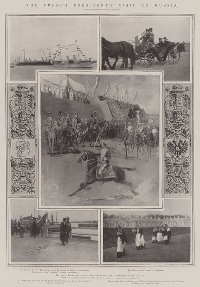 Wizyta prezydenta Francji w Rosji autorstwa Henry Charles Seppings Wright