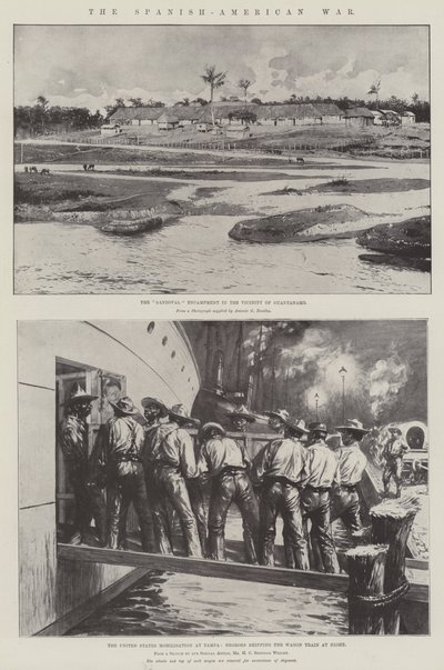 Wojna hiszpańsko-amerykańska autorstwa Henry Charles Seppings Wright
