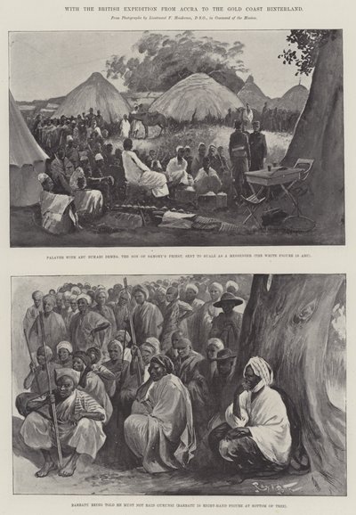 Z Brytyjską Ekspedycją z Akry do Złotego Wybrzeża autorstwa Henry Charles Seppings Wright