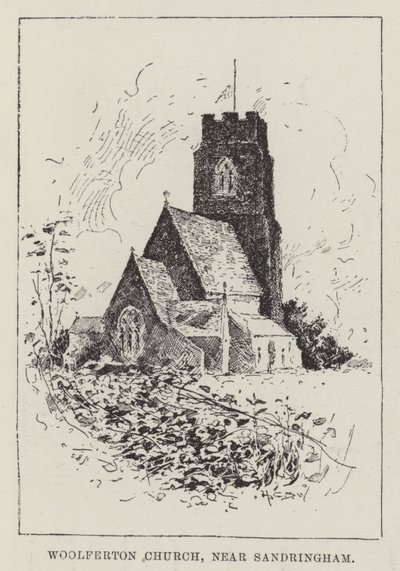Kościół Woolferton, niedaleko Sandringham autorstwa Henry Charles Seppings Wright