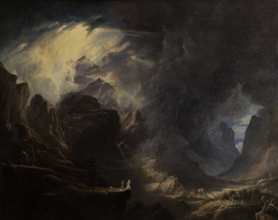 Mojżesz na górze, 1828-1829 autorstwa Henry Cheever Pratt