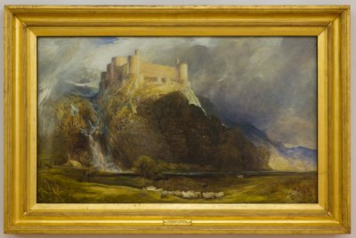 Zamek Harlech, Four Square to the Winds that Blow, ok. 1894 (olej na płótnie) autorstwa Henry Clarence Whaite