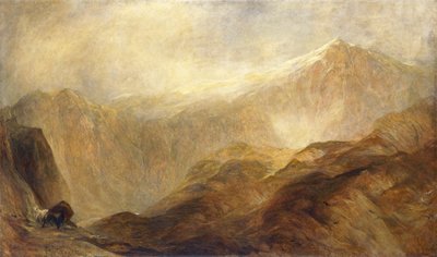 „Snowdon”, 1848-1912 autorstwa Henry Clarence Whaite