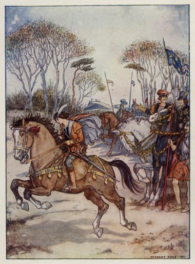 Wspaniała wystawa jeździectwa (litografia kolorowa) autorstwa Henry Cole