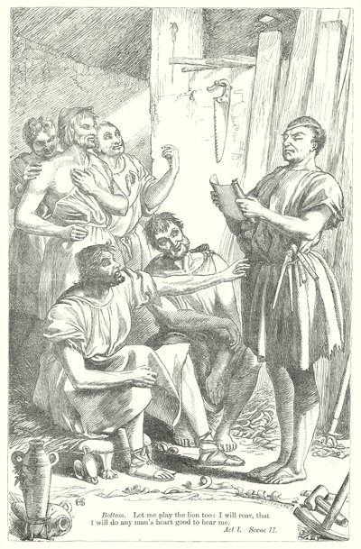 Sen nocy letniej (rycina) autorstwa Henry Courtney (after) Selous
