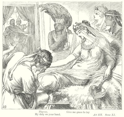 Antoniusz i Kleopatra (rycina) autorstwa Henry Courtney (after) Selous