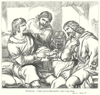 Cymbeline (rycina) autorstwa Henry Courtney (after) Selous