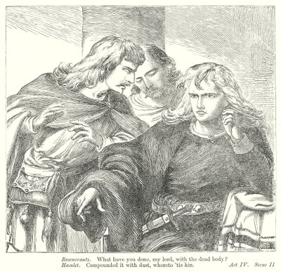 Hamlet (rycina) autorstwa Henry Courtney (after) Selous
