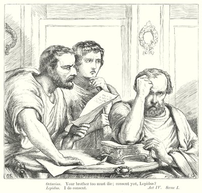 Juliusz Cezar (rycina) autorstwa Henry Courtney (after) Selous