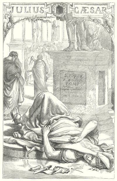 Juliusz Cezar (rycina) autorstwa Henry Courtney (after) Selous