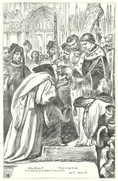 Król Henryk IV część II (rycina) autorstwa Henry Courtney (after) Selous