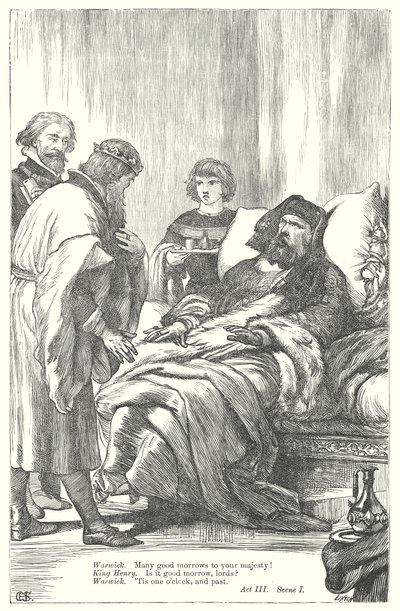 Król Henryk IV część II (rycina) autorstwa Henry Courtney (after) Selous