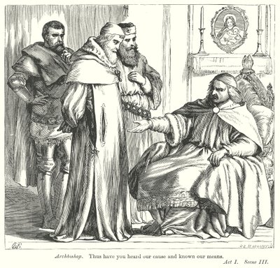 Król Henryk IV część II (rycina) autorstwa Henry Courtney (after) Selous