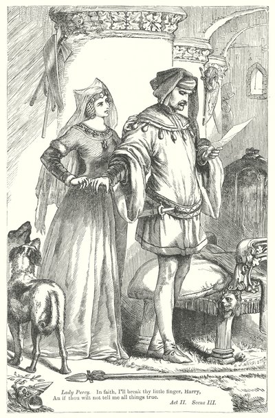 Król Henryk IV część I (rycina) autorstwa Henry Courtney (after) Selous