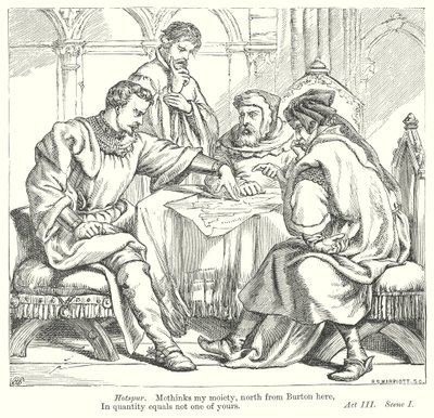 Król Henryk IV część I (rycina) autorstwa Henry Courtney (after) Selous