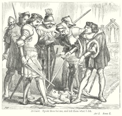 Król Henryk VI część III (rycina) autorstwa Henry Courtney (after) Selous