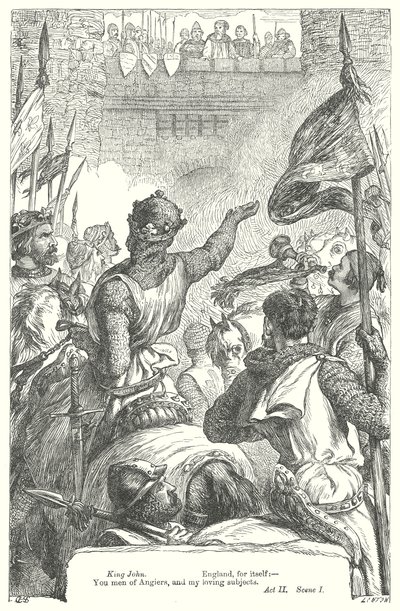 Król Jan (rycina) autorstwa Henry Courtney (after) Selous