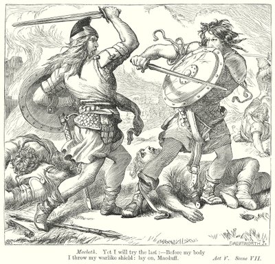 Makbet (rycina) autorstwa Henry Courtney (after) Selous