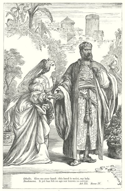 Otello (rycina) autorstwa Henry Courtney (after) Selous