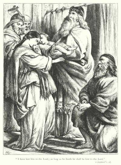 Prezentacja Samuela (rycina) autorstwa Henry Courtney (after) Selous