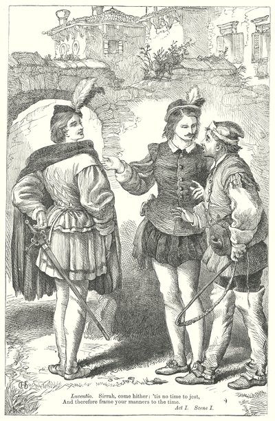 Poskromienie złośnicy (rycina) autorstwa Henry Courtney (after) Selous