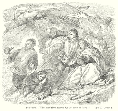 Burza (rycina) autorstwa Henry Courtney (after) Selous