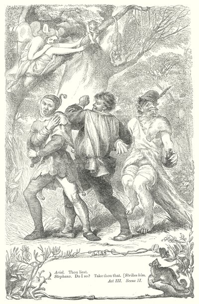Burza (rycina) autorstwa Henry Courtney (after) Selous