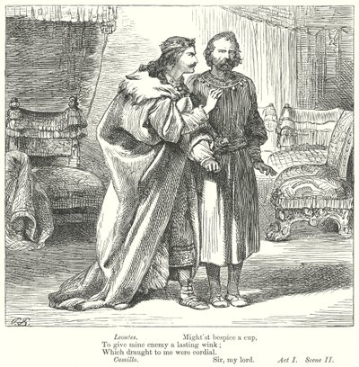 Opowieść zimowa (rycina) autorstwa Henry Courtney (after) Selous
