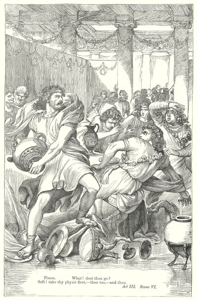 Tymon z Aten (rycina) autorstwa Henry Courtney (after) Selous