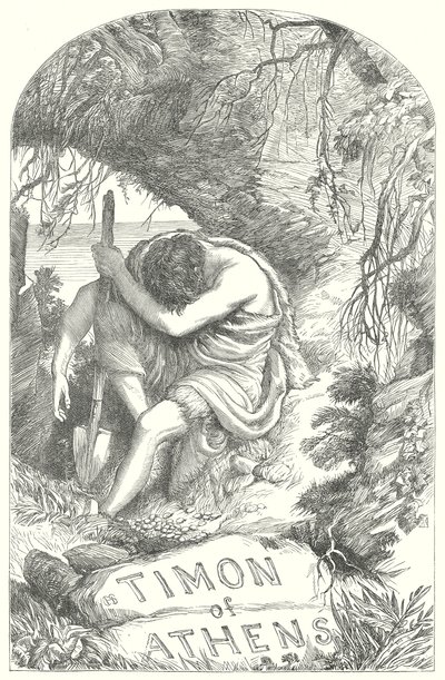Tymon z Aten (rycina) autorstwa Henry Courtney (after) Selous