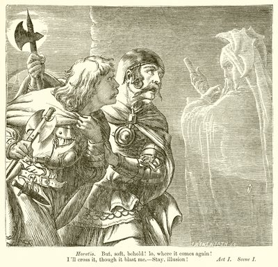 Hamlet autorstwa Henry Courtney Selous