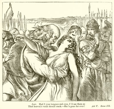 Król Lear autorstwa Henry Courtney Selous