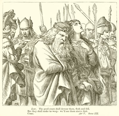 Król Lear autorstwa Henry Courtney Selous