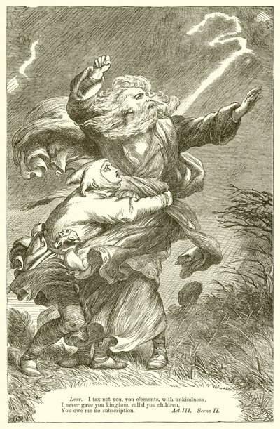 Król Lear autorstwa Henry Courtney Selous