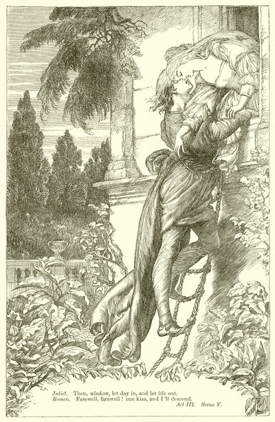 Romeo i Julia autorstwa Henry Courtney Selous