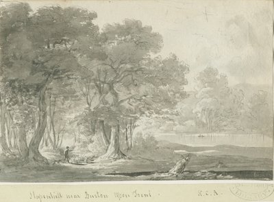 Burton-uponTrent - Stapenhill: rysunek w sepii, nd [1788-1855] (rysunek) autorstwa Henry Curzon Allport