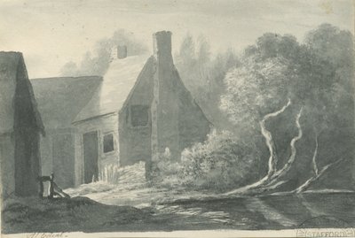 Lichfield - Edial: rysunek w odcieniu sepii, nd [1788-1855] (rysunek) autorstwa Henry Curzon Allport