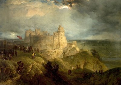 Zamek Nottingham autorstwa Henry Dawson